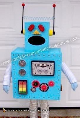 Homemade Toy Robot Costume