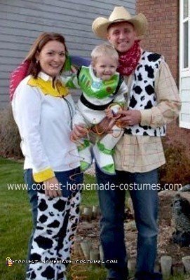 Homemade Toy Story 2 Family Costume