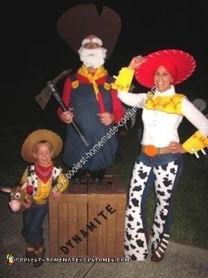 Homemade Toy Story 2 Woody's Round Up Gang Costumes