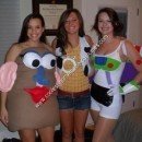 Homemade Toy Story Group Halloween Costume Ideas
