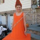 Homemade Traffic Cone Child Halloween Costume