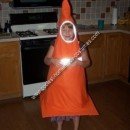 Homemade Traffic Cone Costume