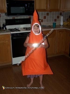 Homemade Traffic Cone Costume