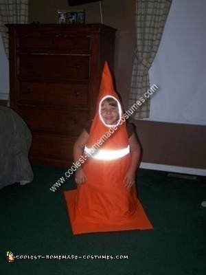 Homemade Traffic Cone Costume