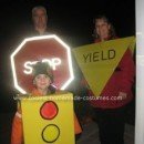 Homemade Traffic Light Costume