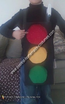 Homemade Traffic Light Costume