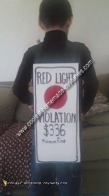 Homemade Traffic Light Costume