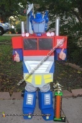 Homemade Transformer Kids Costume Idea