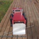 Homemade Transforming Bulldozer Kids Costume