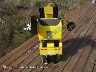 Homemade Transforming Bumblebee Kids Costume