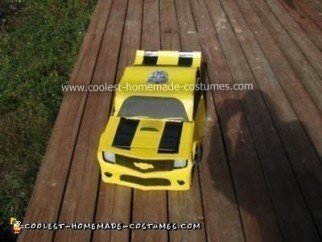 Homemade Transforming Bumblebee Kids Costume