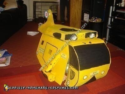 Homemade Transforming Sea King Helicopter Halloween Costume Idea