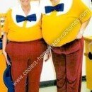 Homemade Tweedle Dee and Tweedle Dum Costumes