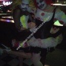 Homemade Twin Clown Halloween Costumes