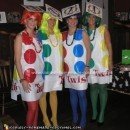 Homemade Twister Group Halloween Costume