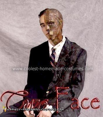 Homemade Two-Face from The Dark Knight Costume