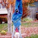 Homemade Upside Down Man Optical Illusion Costume