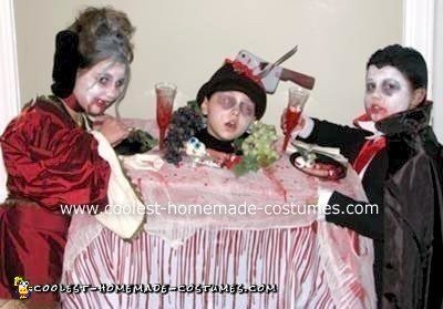 Homemade Vampire's Feast Group Costume