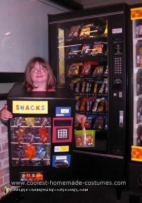 Homemade Vending Machine Costume