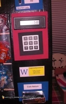 Homemade Vending Machine Costume