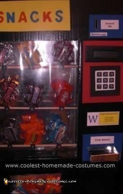 Homemade Vending Machine Costume