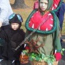 Homemade Venus Flytrap and Fly Couple Costume