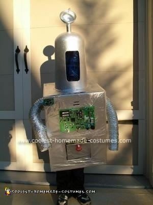 Homemade Voice Modulated Robot Halloween Costume