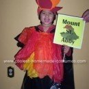 Homemade Volcano Costume - Mount St. Abby