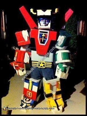 Homemade Voltron: Defender of the Universe Halloween Costume