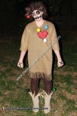 Homemade Voodoo Doll Halloween Costume Idea