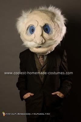 Homemade Waldorf from the Muppets Halloween Costume