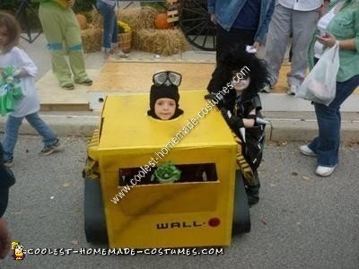 Homemade Wall E Child Halloween Costume Idea