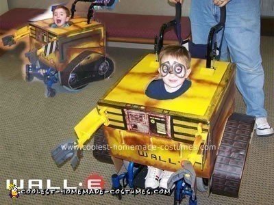 Homemade Wall E on Wheelchair Costume