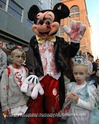 Homemade Walt Disney World Zombie Family Costume