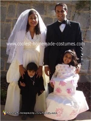 Homemade Wedding Family Costume