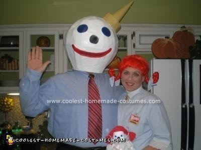 Homemade Wendy and Jack in the Box Costume