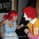 Homemade Wendy and Ronald McDonald Costumes
