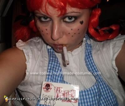 Homemade Wendy's Girl Gone Bad Unique Halloween Costume Idea