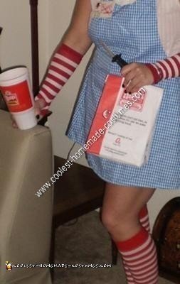 Homemade Wendy's Girl Gone Bad Unique Halloween Costume Idea