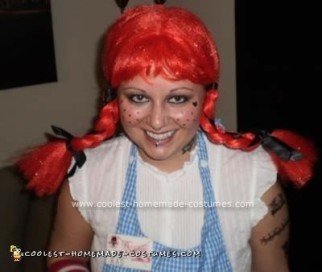 Homemade Wendy's Girl Gone Bad Unique Halloween Costume Idea