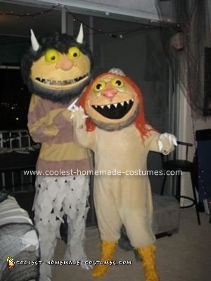 Homemade Where the Wild Things Are Halloween Couple Costume