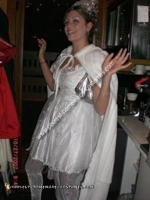 Homemade White Witch Costume from the Lion, the Witch and the Wardrobe