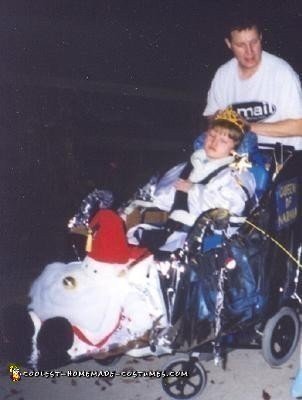 Homemade White Witch (Queen of Narnia) Wheelchair Costume