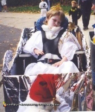 Homemade White Witch (Queen of Narnia) Wheelchair Costume