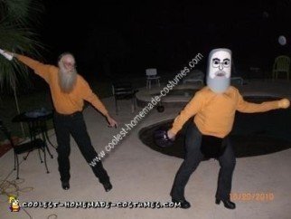 Homemade Wii and Mii Couple Costume