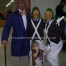 Homemade Willy Wonka and Oompa Loompa Costumes