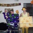 Homemade Wine and Cheese Couple Costume