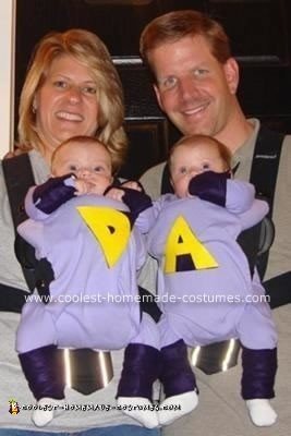 Homemade Wonder Twins Costume