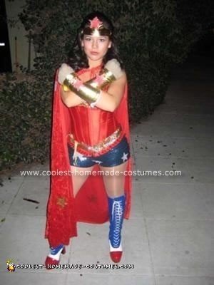 Homemade Wonder Woman Costume