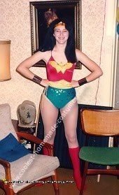 Homemade Wonder Woman Costume